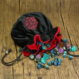 Bag Of Holding Red & Black Skull