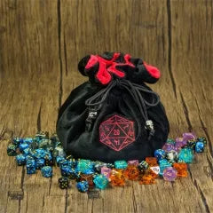 Bag Of Holding Red & Black Skull